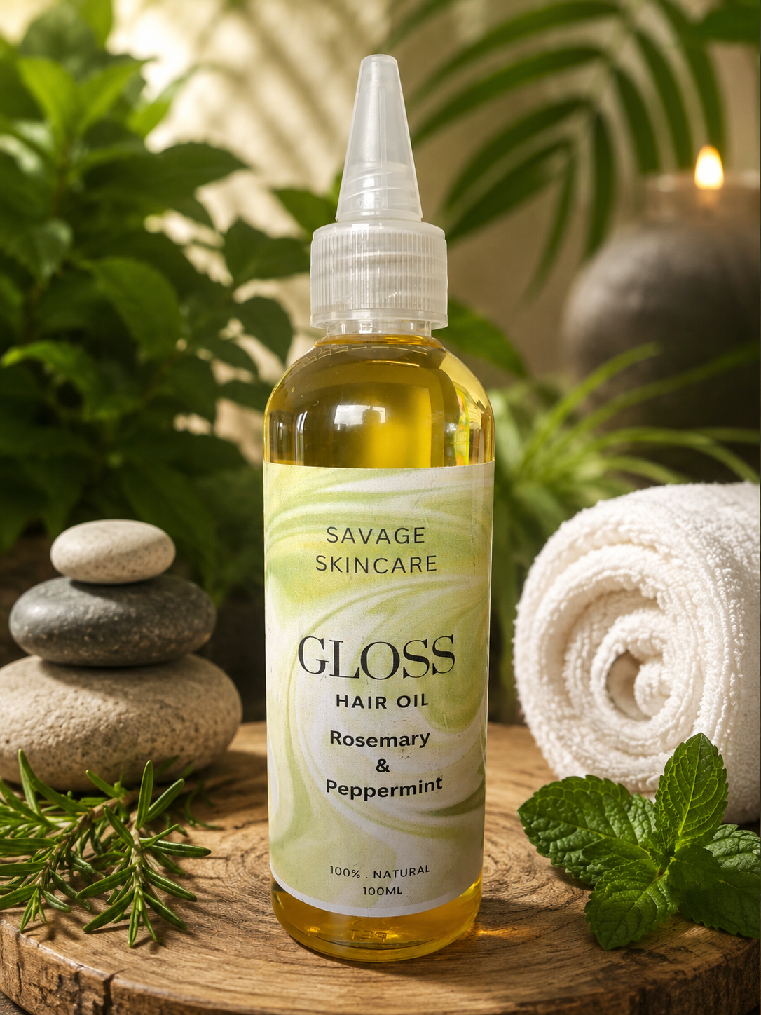 Savage Hair Oil Rosemary & peppermint