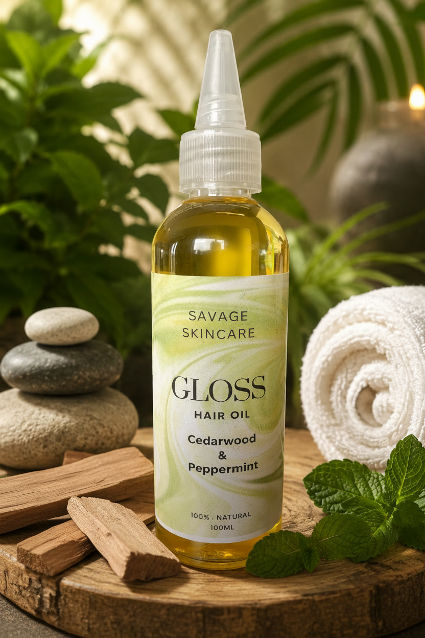 Cedarwood & Peppermint Hair Oil